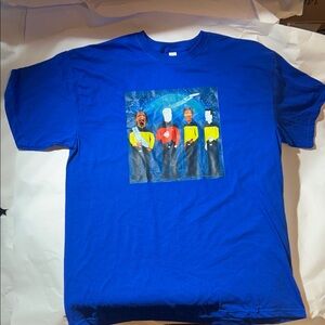 Star Trek x King Of The Hill Mash Up Blue Graphic T-Shirt